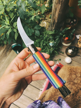 Load image into Gallery viewer, Rainbow Mushroom Knife